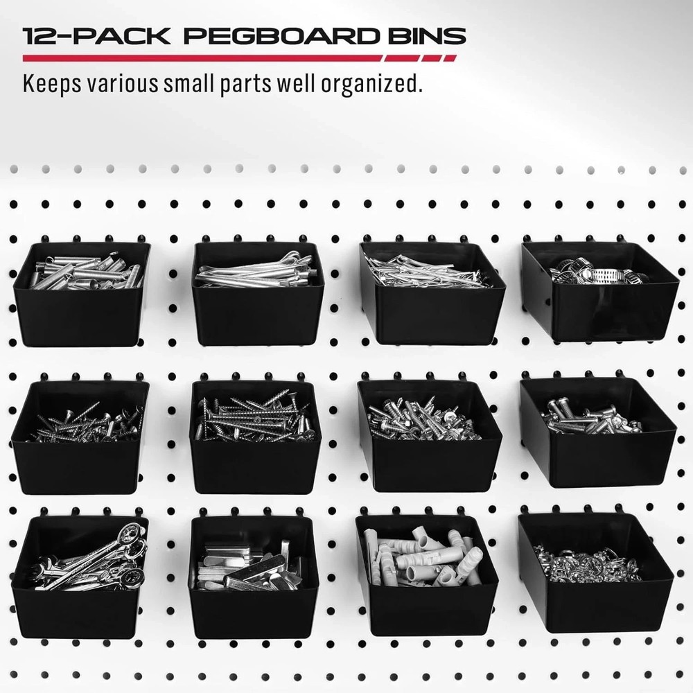 300-Piece Pegboard Hook Set, Pegboard Organizer Accessories for Hanging, Durable