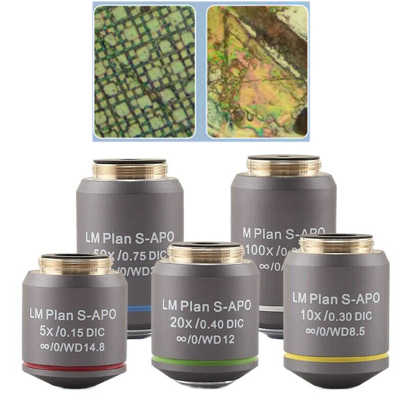 5X-100X LM Plan S-APO Infinite Differential Interference Bright Field Objective