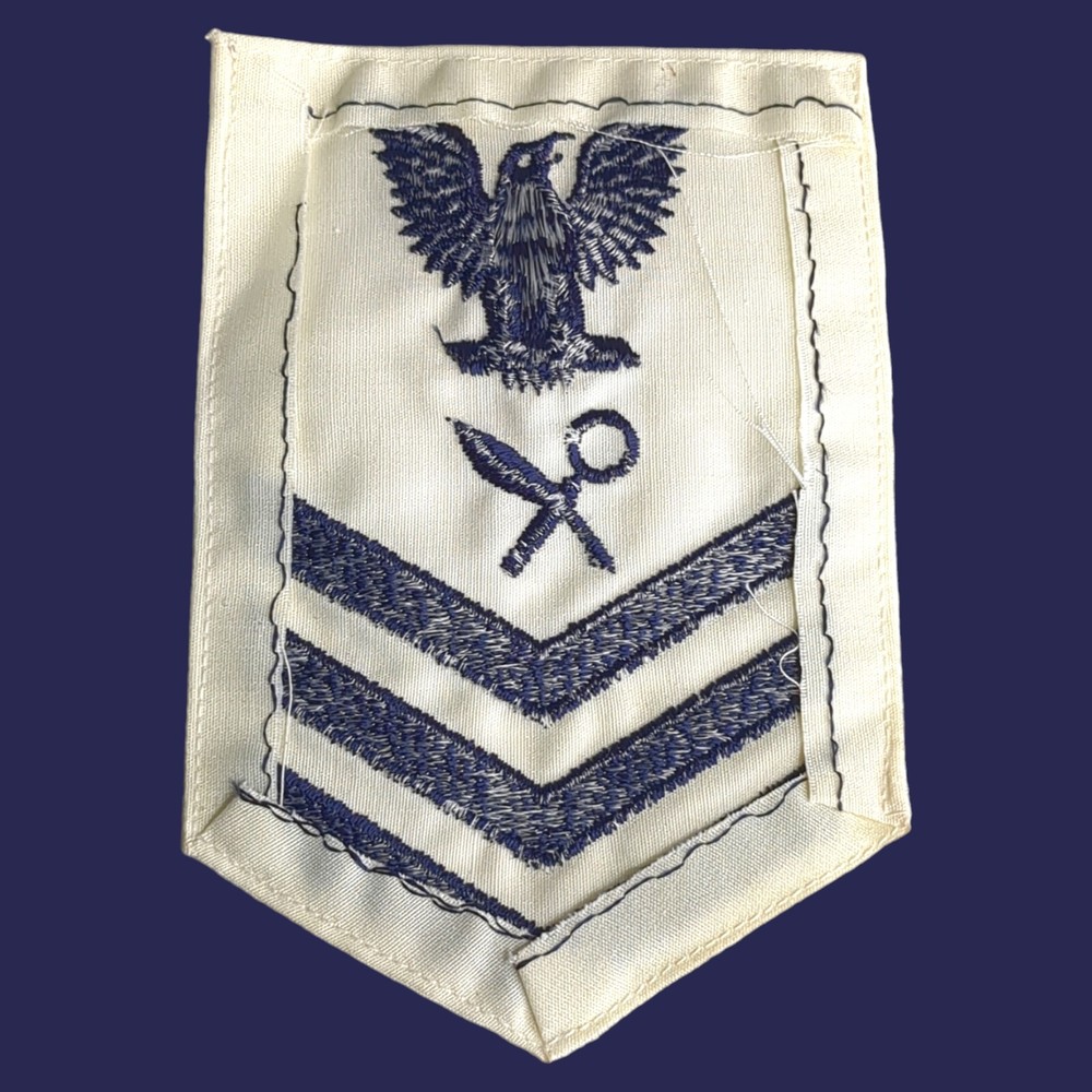 US Navy PO1 E6 Petty Officer First Class Intelligence Specialist Sleeve Patch