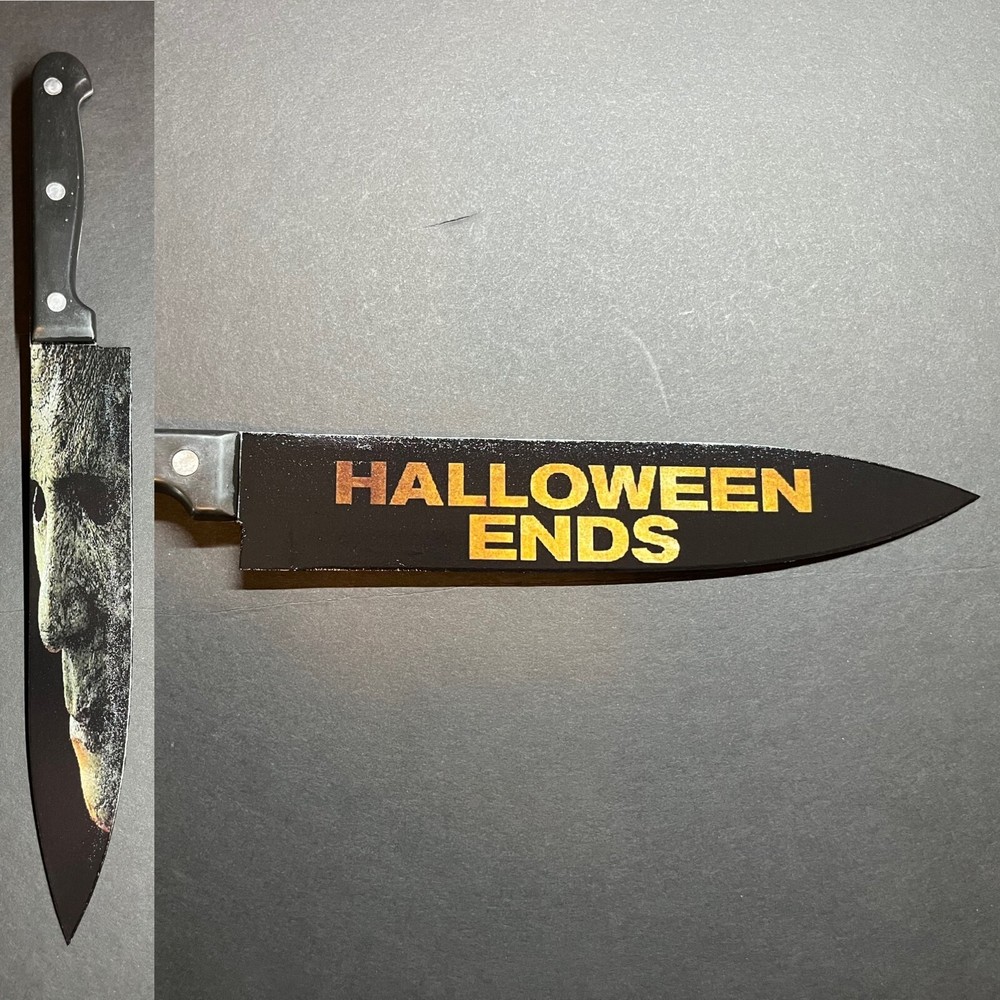 Halloween Ends Knife With Sublimated Stand