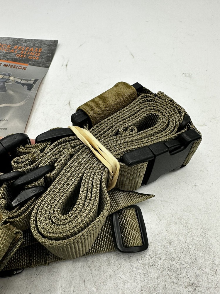 INITIAL ATTACK QRT-QRB 3 POINT SLING QUICK RELEASE TACTICAL SLING MADE IN USA