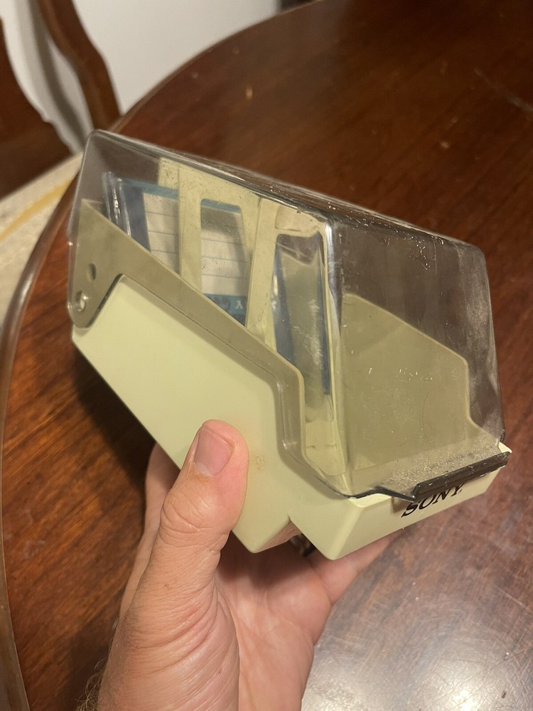 Sony Vintage Hard Disk Floppy case Box