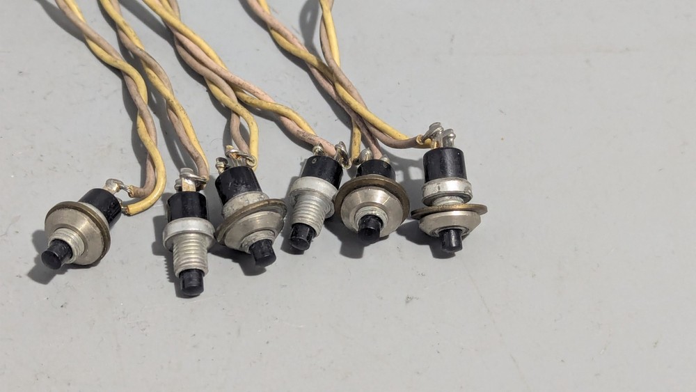 Vintage Push button Momentary Switch – Panel Mount – Industrial / Test Equipm