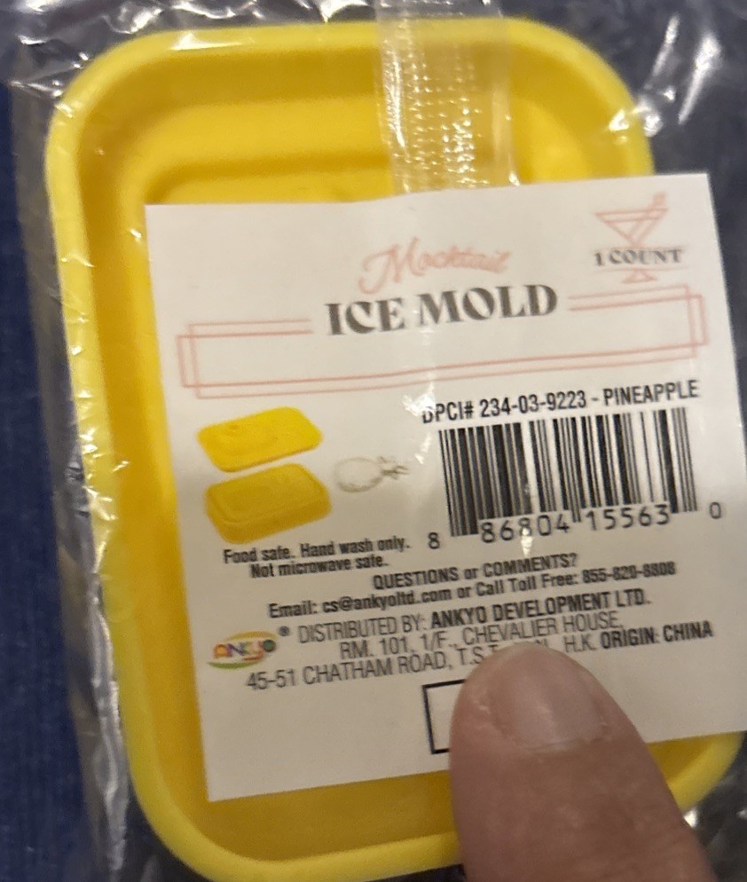 Pineapple Ice Mold