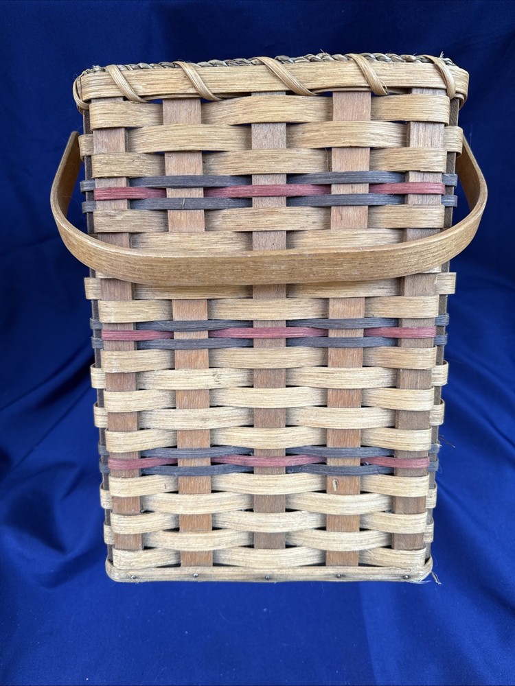 Handmade Woven Step Basket -N&S Baskets | Rustic Craft Decor