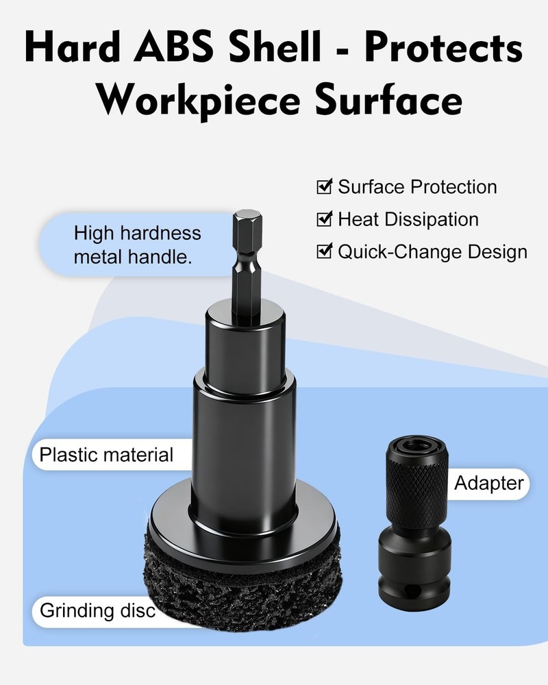 Wheel Hub Resurfacing Kit, Stud and Cleaner Kit for Quick Rust...