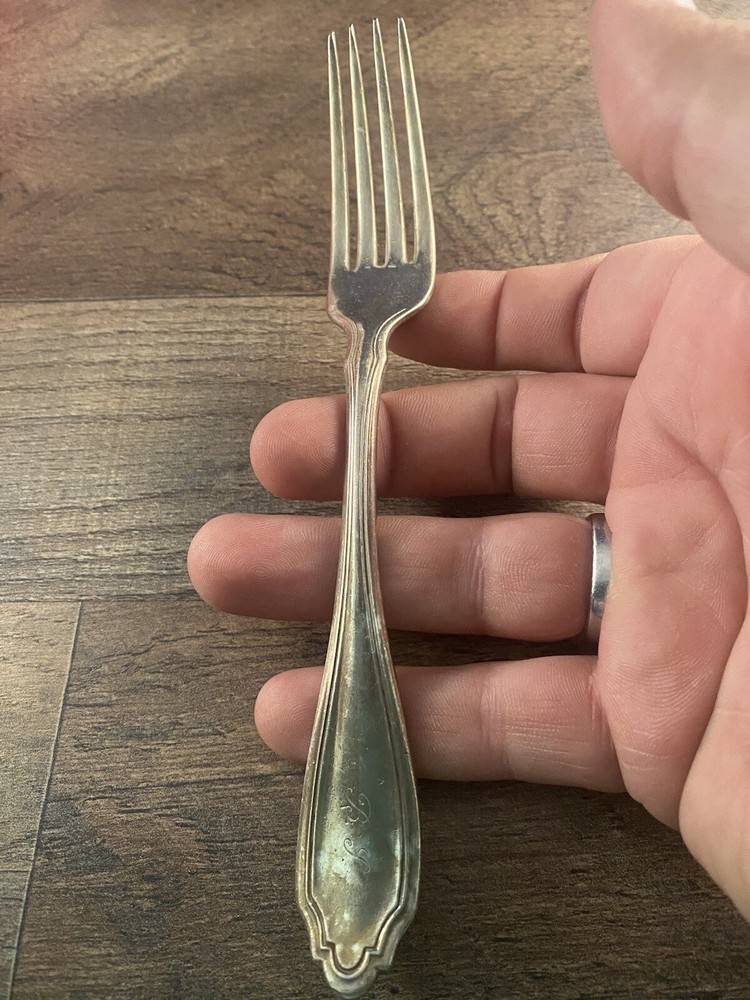 1835 R. Wallace Salad Dessert Fork Silverplated Marquette/La Salle Pattern