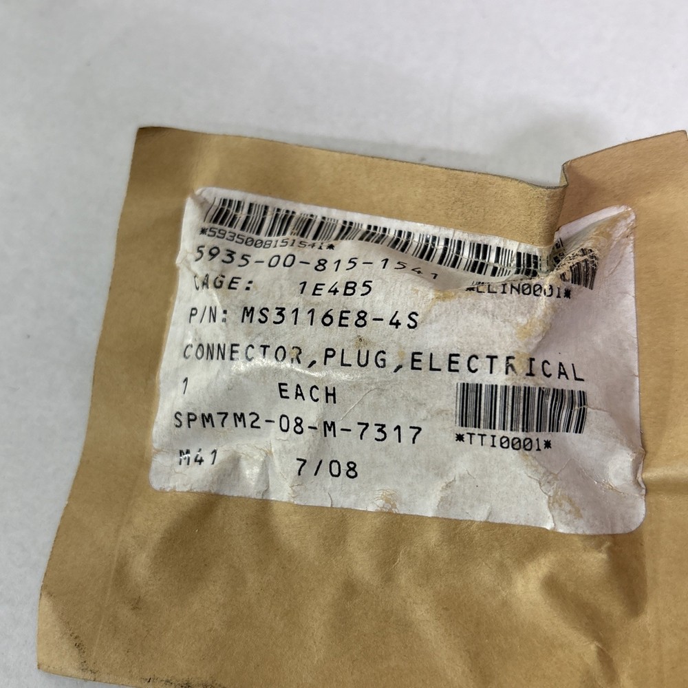 NEW Connector MS3116E8-4S