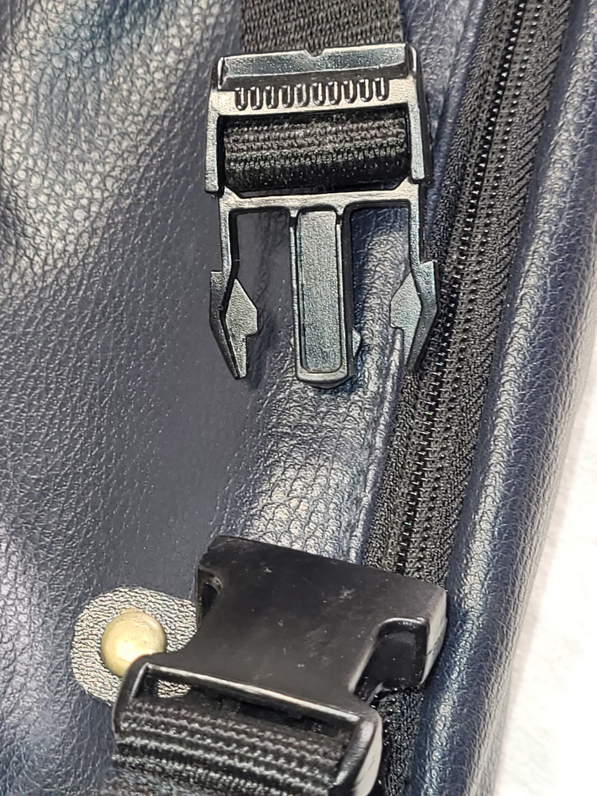 vintage faux leather Disney fanny pack or crossbody belt bag embroidered Goofy