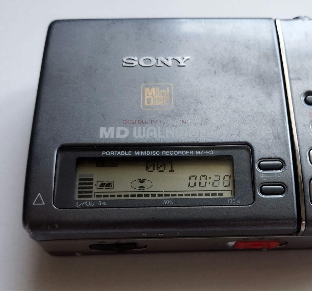 SONY MZ-R3 MD Walkman MD Recoder Minidisc Good