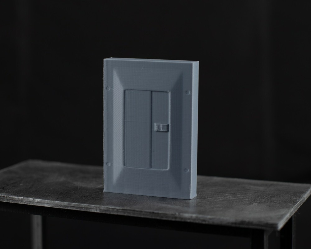 Electrical Breaker Box Miniature Diorama PROP ONLY for Action Figures Scale