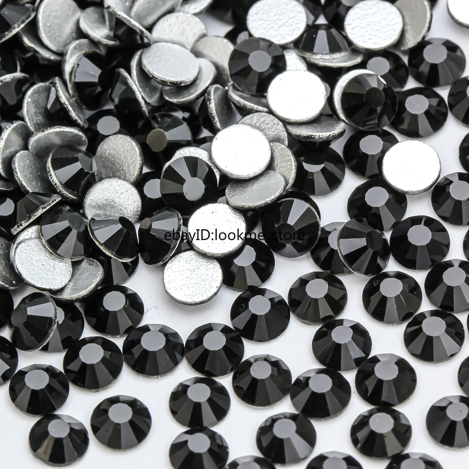Non Hotfix Crystal Glass Rhinestones Flatback Nail Art Gems 3D Glitter Art Deco