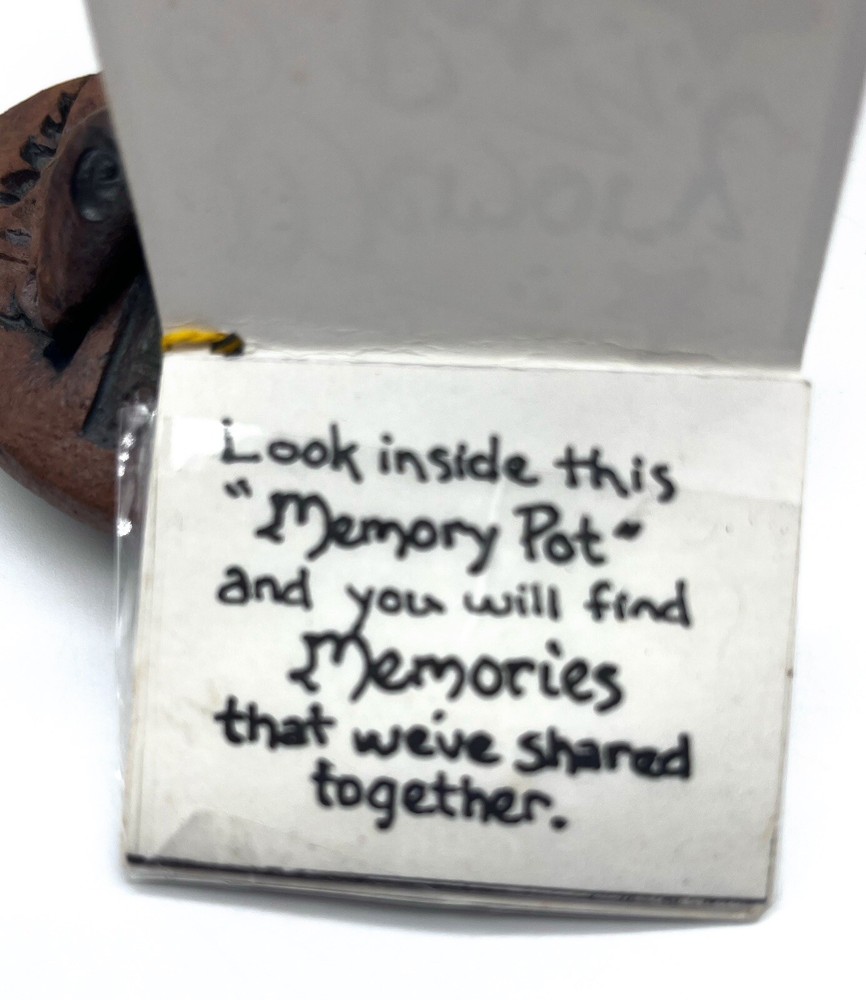 Handmade Clay Pottery Memory Pot