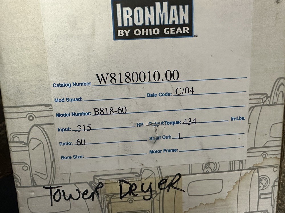 Ironman By Ohio Gear Reducer B818-60