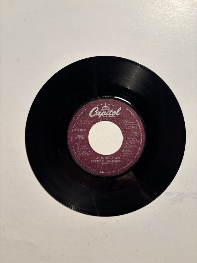 T-Connection “Everything Is Cool” Capitol 7” 45 VG++
