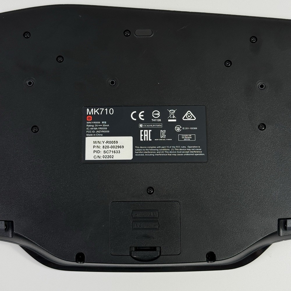 Logitech MK710 Wireless Keyboard Bundle With T620 Mouse & Unifying Receiver