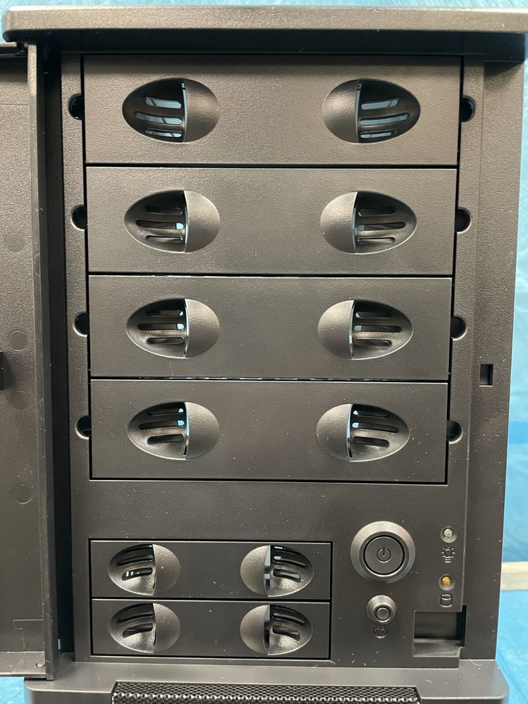 Systemax Chieftec Full Tower Computer Case CX-01B-B-B-U