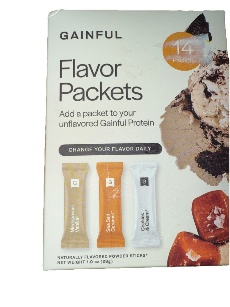Gainful Flavor Packets 14 Packets  Exp 2/27 new