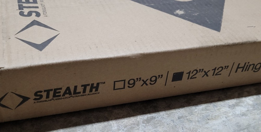 Cam Stealth Ceiling Drop-In Panel. 12x12 in Access Opening Radius Corner