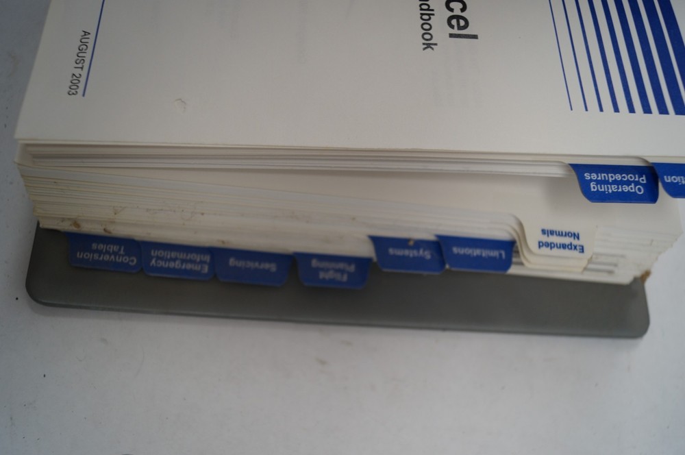 Citation Excel Cockpit Reference Handbook CAE SimuFlite Aug 2003 Binder F112A