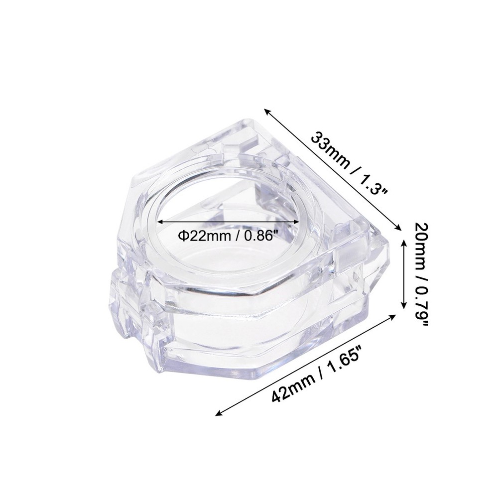 2pcs Clear Plastic Switch Cover Protector for 22mm Diameter Push Button Switch