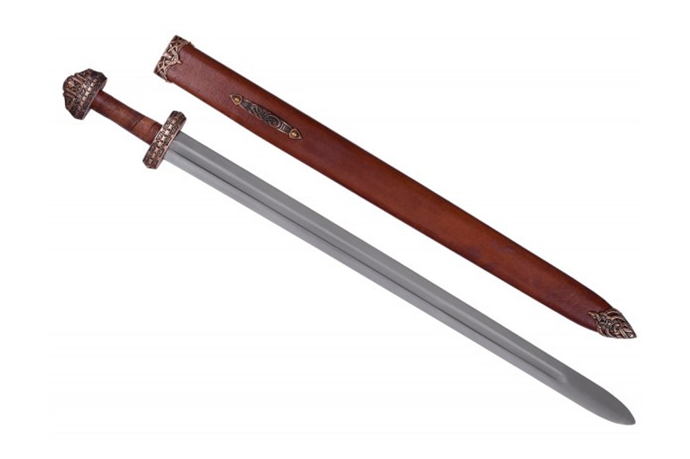 Viking Sword (Eigg Island) with leather grip
