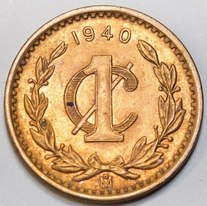 1940 Mexico 1 Centavo    #0020