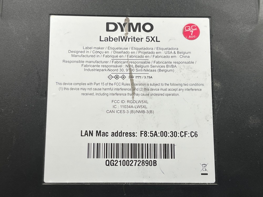 DYMO LabelWriter 5XL Label Printer Bundle Prints Extra-Wide Shipping Labels