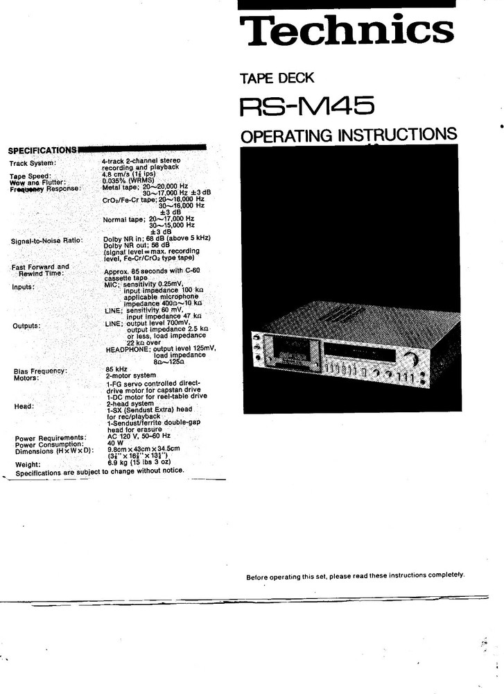 JVC DD-5 Cassette Tape Deck Direct Drive