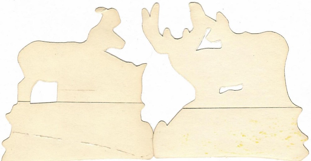 Calgary Alberta Canada Vintage Decals Mule Deer & Antelope