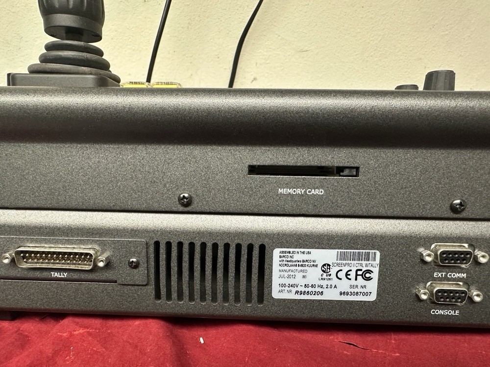 Barco ScreenPro II Controller Screen Pro Seamless Video Switcher Tested