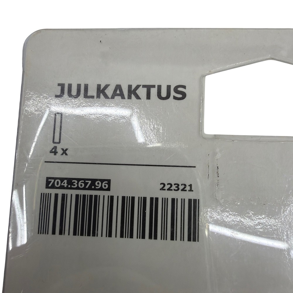 IKEA JULKAKTUS Elastic Strap Sheet Holders White 4-Pack 704.367.96