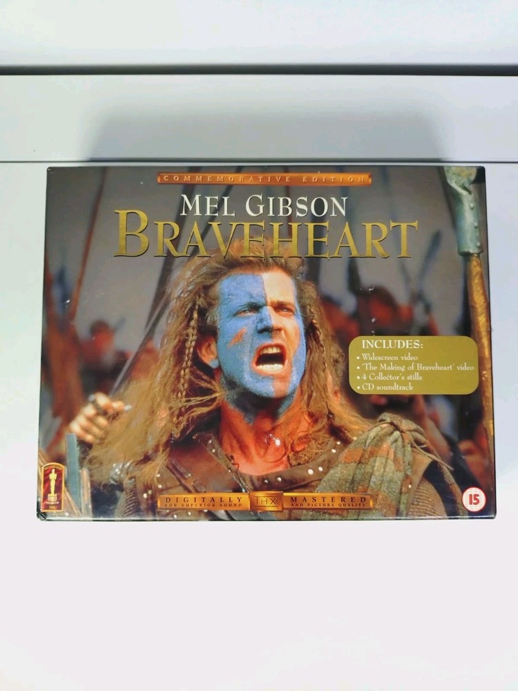 MEL GIBSON BRAVE HEART COMMEMORATIVE VHS BOX SET