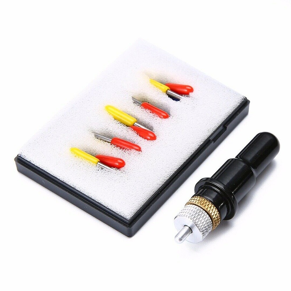 High Performance 15 Piece Mix Blades + Blade Holder for Roland Plotter