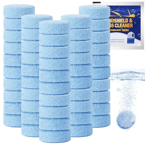 100 Pieces Car windshield washer fluid Concentrated Clean Tablets, Windshield