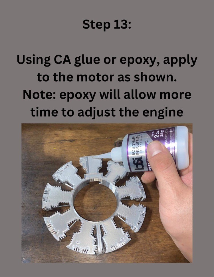 T-28 E-flite 2.0m Upgraded Direct Fit Dummy Radial Engine