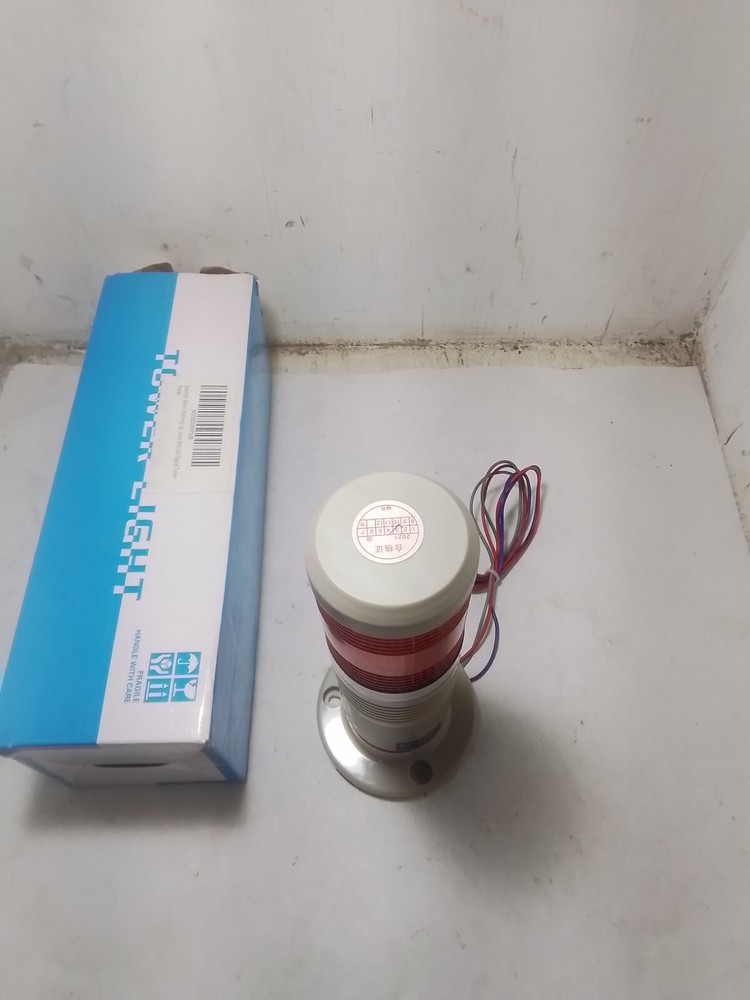 Alarm Warning Continuous Light 110V AC Industrial Buzzer Red LED (NP7)