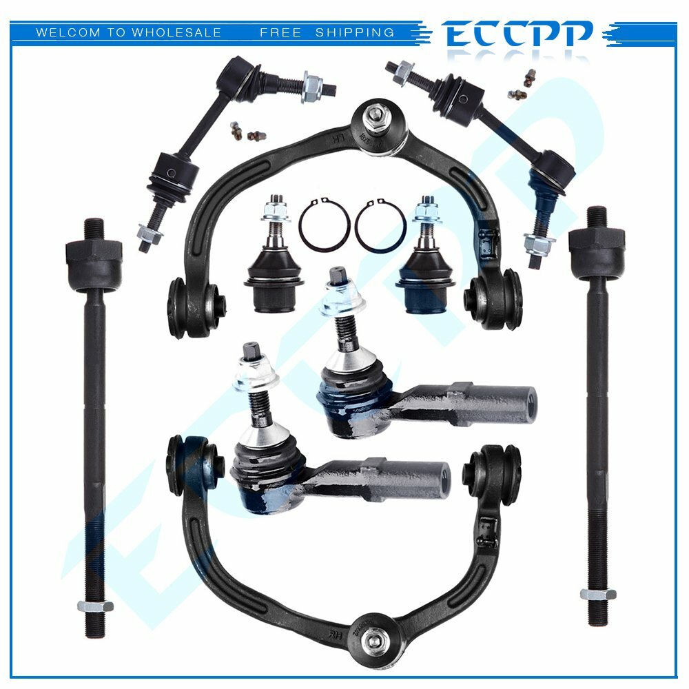 Pair(10) Front Upper Control Arms Suspension Kit For 2003 2004 Ford Expedition