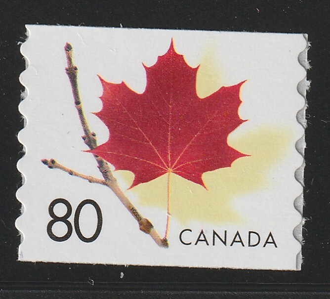 Canada #2009, Definitives, Red Maple Leaf, 80¢ Coil Stamp,  MNH 2003