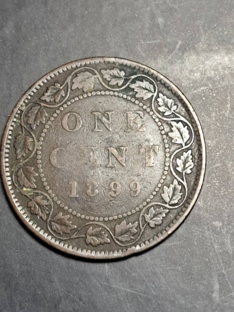 1899 CANADA LARGE CENT  QUEEN VICTORIA PB27  *Combned Ship