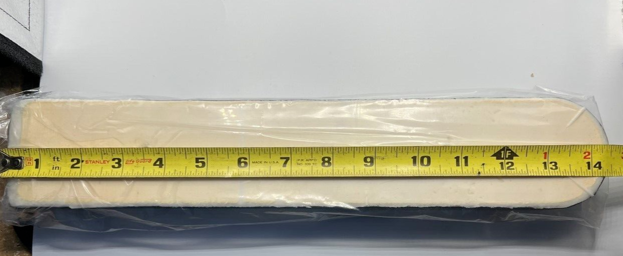 Full Length Black Co-Molded Armrest Pad for Jazzy Power Chair DWR1010E805 - Each