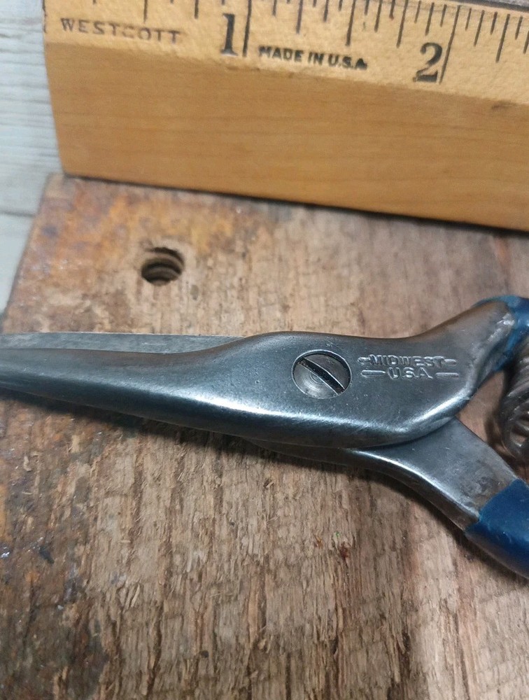 Midwest USA Tin Snips 6" tool Nice