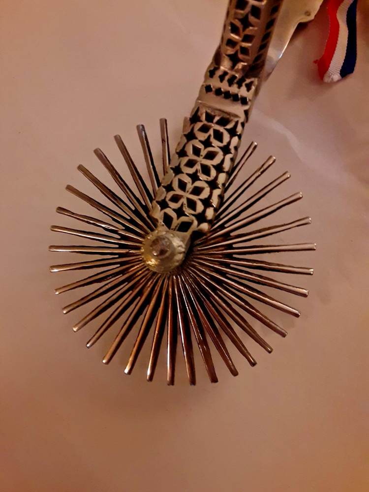 Chilean Huaso Ornate Presentation Spurs