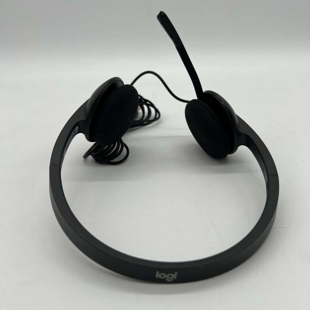 Logitech H340 USB Headset Stereo Computer Windows and Mac Black Fast Free Ship!!