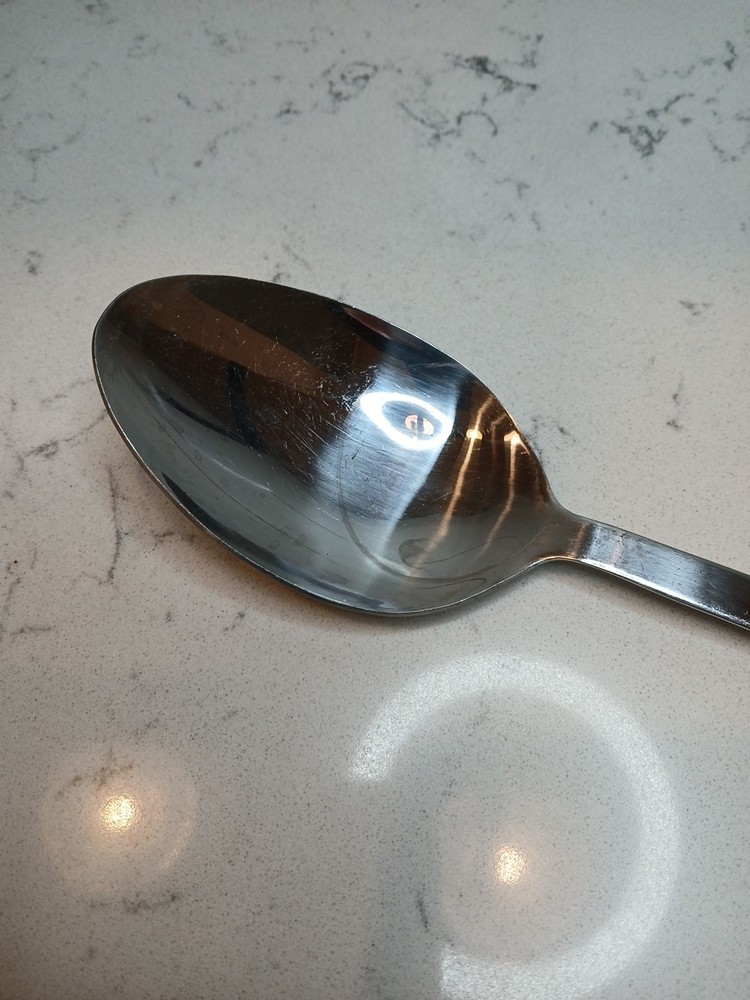 Roscan 13" Solid Serving Spoon Stainless Steel W/Loop