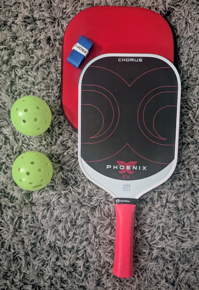 Chorus Phoenix Elongated Pickleball Paddle Power Bundle