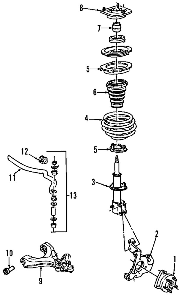 Genuine GM Knuckle 10388239