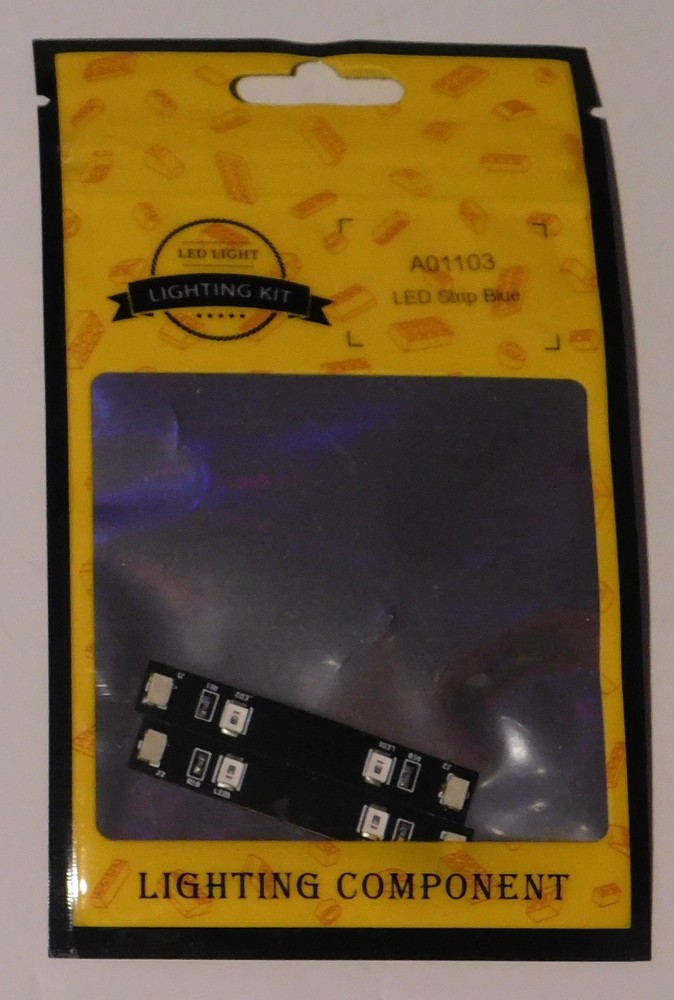 A01103  "Let's Light Up"  Brick World LED Strip (blue)  Light Component