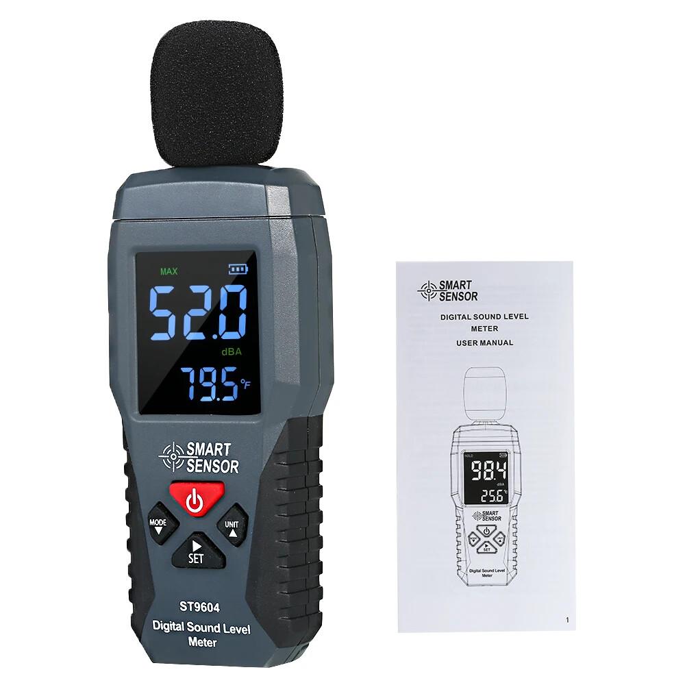 Digital Sound Level Meter With Temperature Measurement Function Sponge
