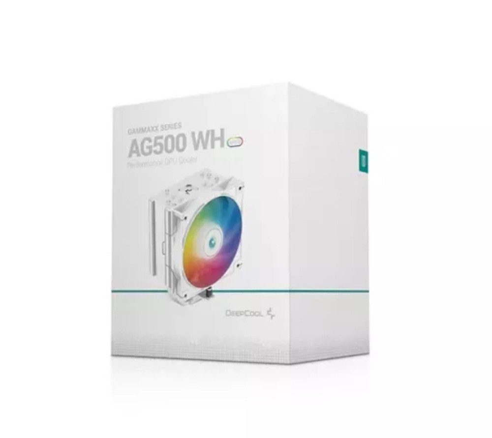 DeepCool AG500 WH ARGB Single-Tower Performance CPU Cooler